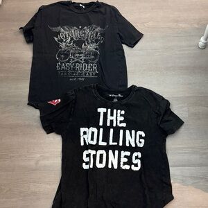 The Rolling Stones Black Graphic woman t-shirt
